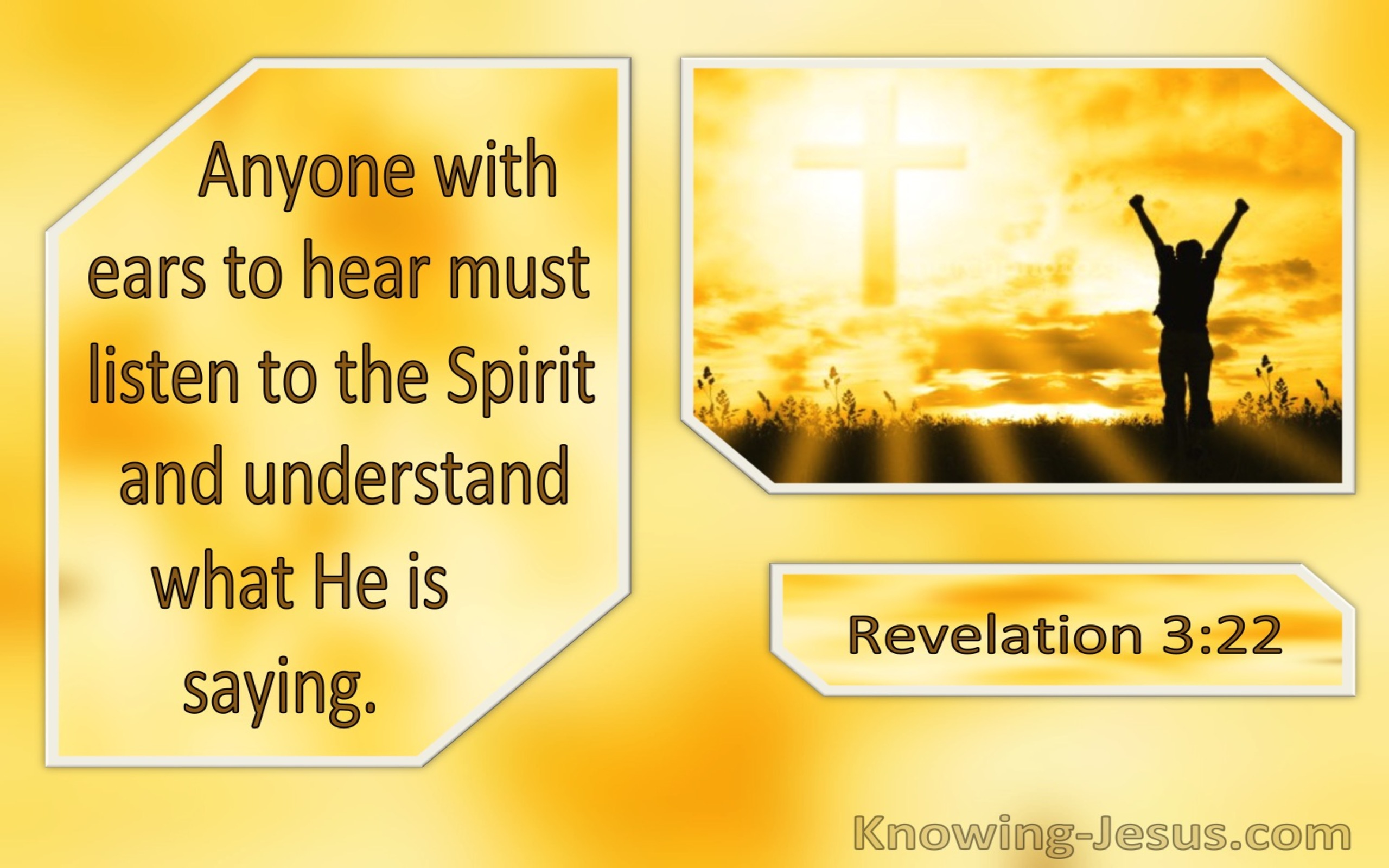Revelation 3:22 Anyone With Ears Must Listen To The Spirit (windows)01:20